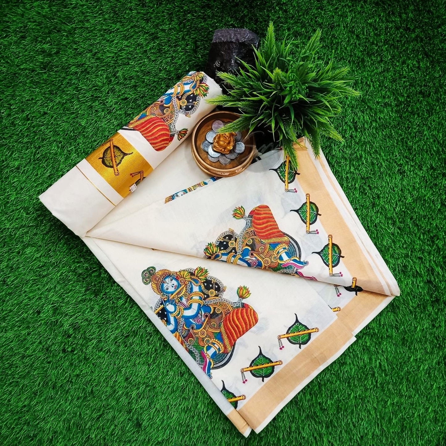 Cotton Muralprint saree