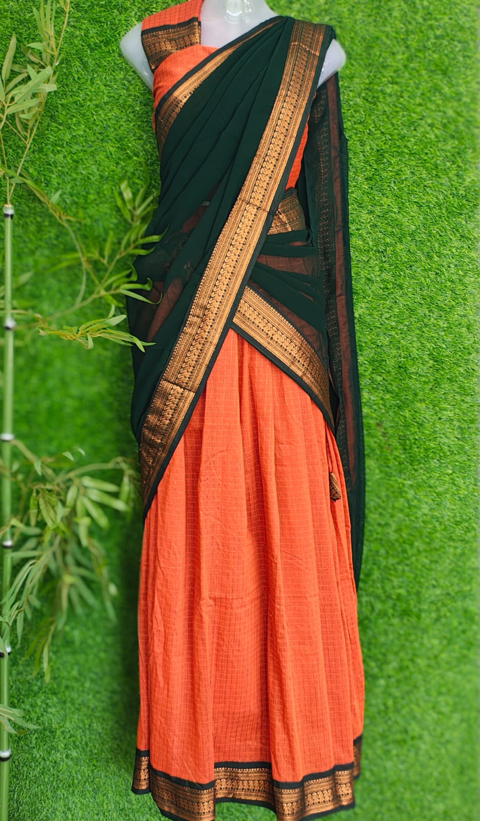 ♥️ Kalyani Cotton Dhavani – Budget Friendly Elegant Set 🌼♥️