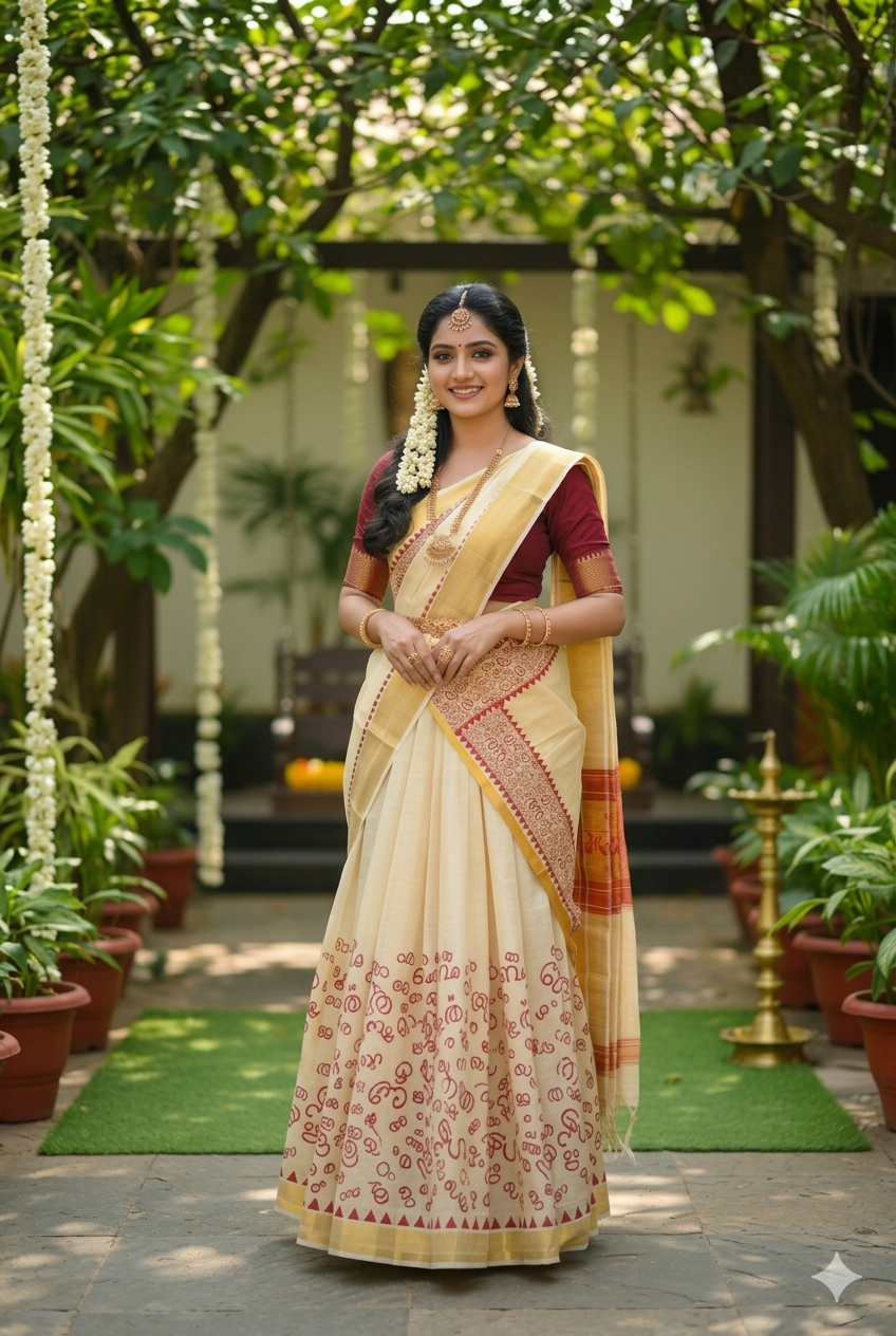 Kerala Style Dhavani Collections
