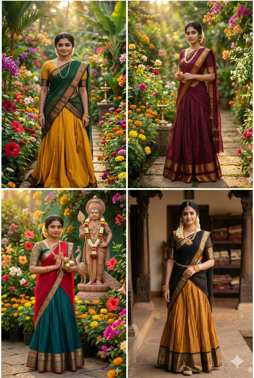Cotton Dhavani Collections