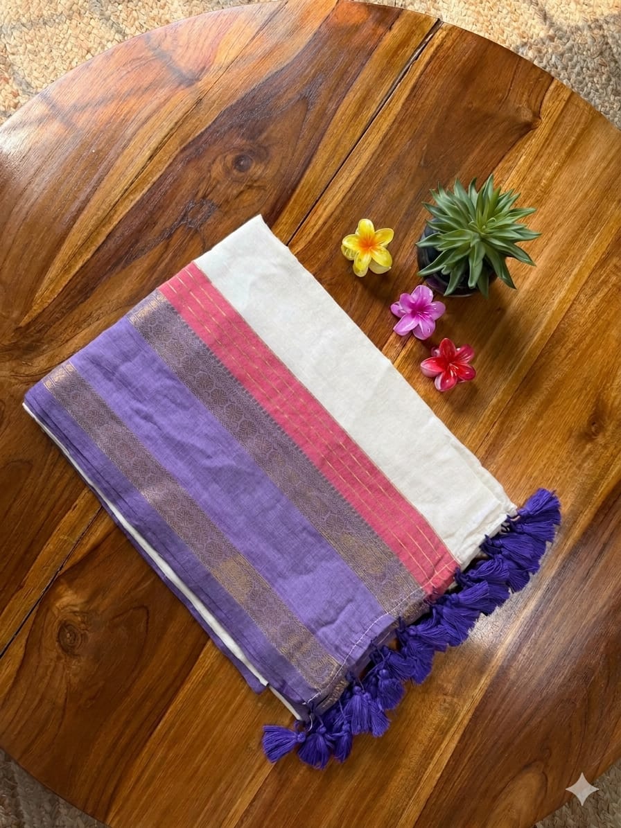 Premium Mul Cotton Saree