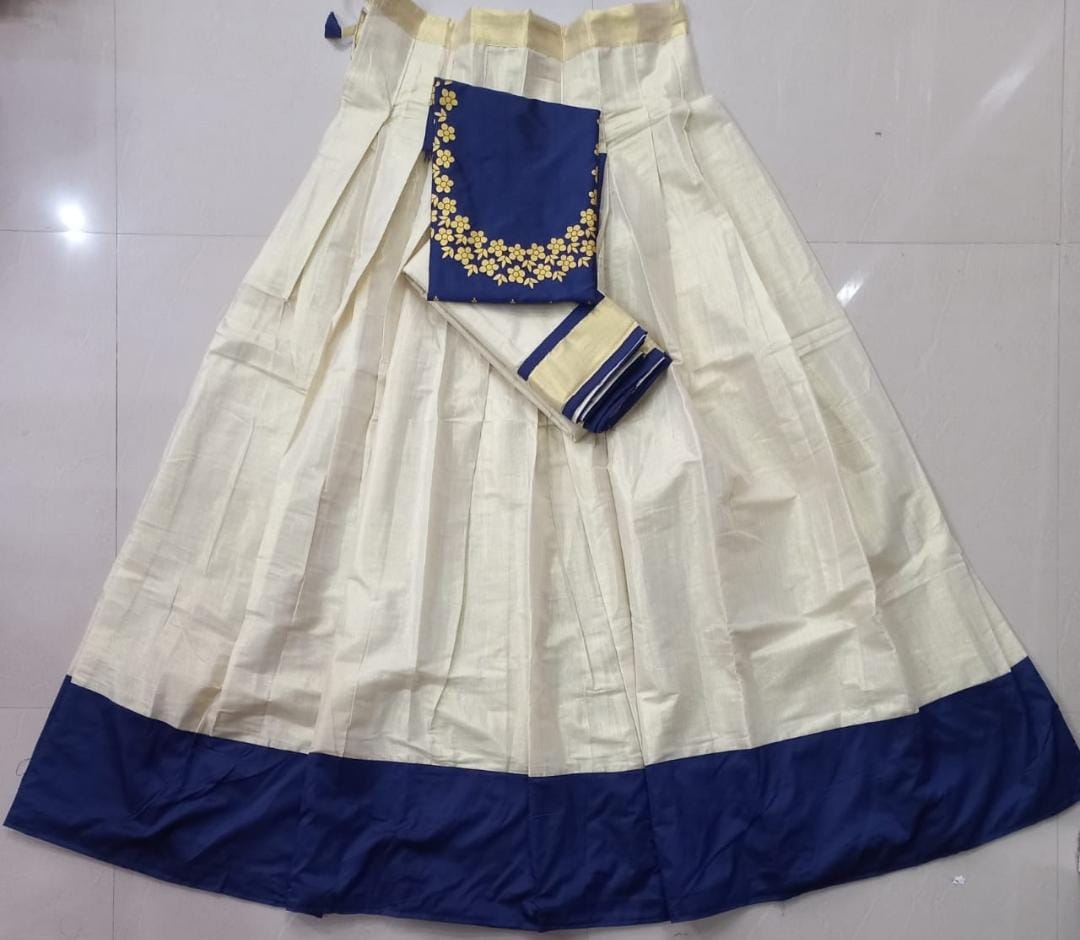 Neck Print Dhavani Set