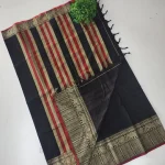 ♥️*Narayanpet Traditional Striped Cotton Saree with Rich Zari Border*♥️