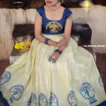 kerala style trendy Printed Nataraja Design Pattupavada Material