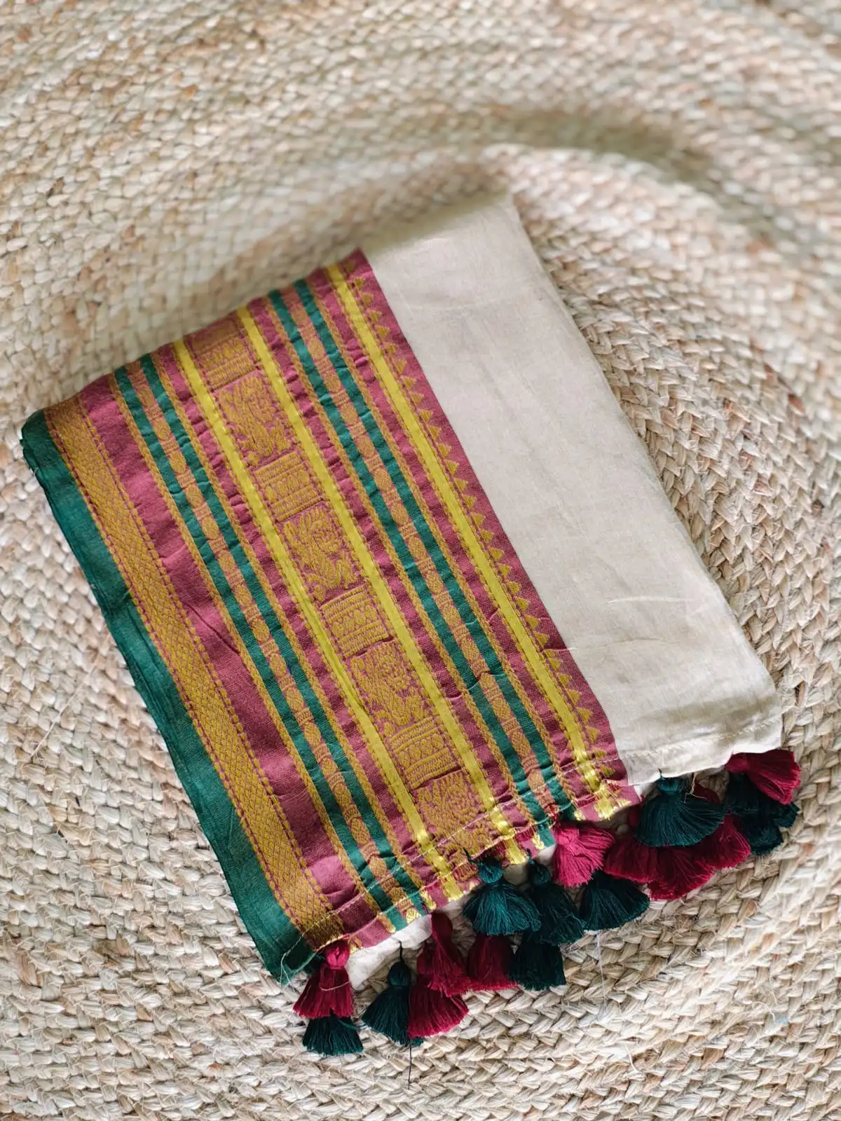 New Project (48) ❤️*Elegant Mul Cotton Saree with Rich Big Zari Border* ❤️ - Image 1